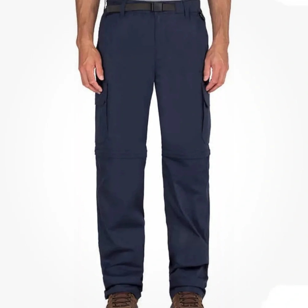 BC Clothing Men's Convertible Stretch Cargo Hiking Pants Shorts Zip Pocket - Picture 12 of 16